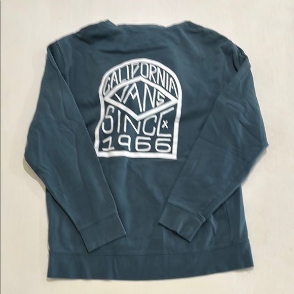 Vans logo hoodie in steel blue. Men’s XL Excellent condition. True skater style! - Picture 3 of 5